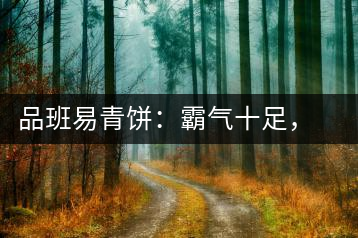 品班易青餅：霸氣十足，母儀天下