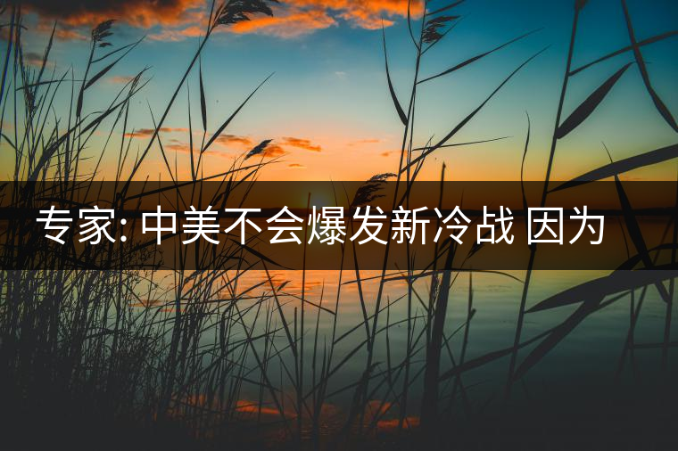專家: 中美不會(huì)爆發(fā)新冷戰(zhàn) 因?yàn)槊绹?guó)沒那能力