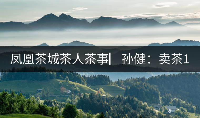 鳳凰茶城茶人茶事▏孫健：賣茶15年，對(duì)普洱茶還猶如初見