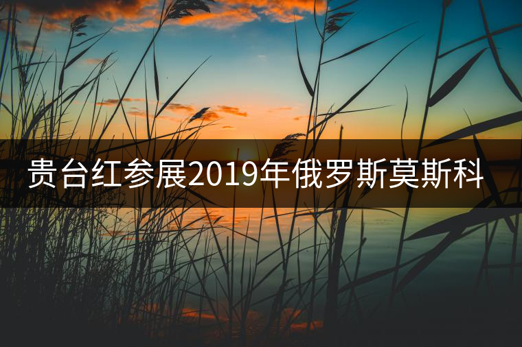 貴臺紅參展2019年俄羅斯莫斯科國際茶展覽會簽訂800萬美金合同！