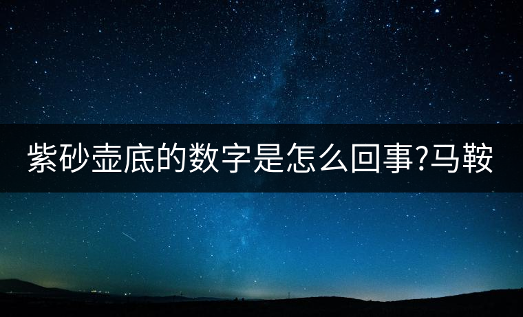 紫砂壺底的數(shù)字是怎么回事?馬鞍山的普洱茶品質(zhì)如何?紫砂壺底的數(shù)字是怎么回事？馬鞍山的普洱茶品質(zhì)如何？
