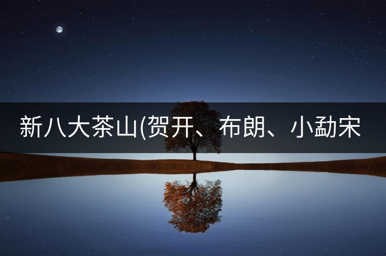 新八大茶山(賀開、布朗、小勐宋、巴達(dá))講解二新八大茶山（賀開、布朗、小勐宋、巴達(dá)）講解二