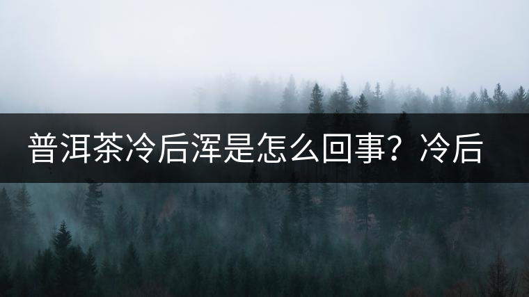 普洱茶冷后渾是怎么回事？冷后渾的普洱茶品質(zhì)好不好？