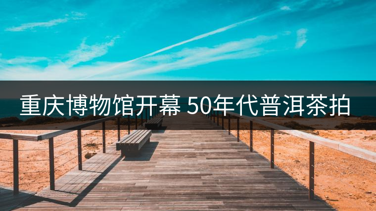 重慶博物館開幕 50年代普洱茶拍出“天價”