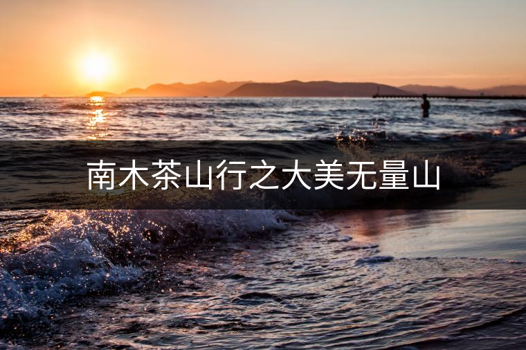 南木茶山行之大美無量山 南木茶山行之大美無量山