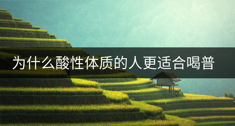 為什么酸性體質的人更適合喝普洱茶？