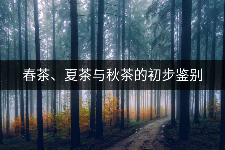 春茶、夏茶與秋茶的初步鑒別