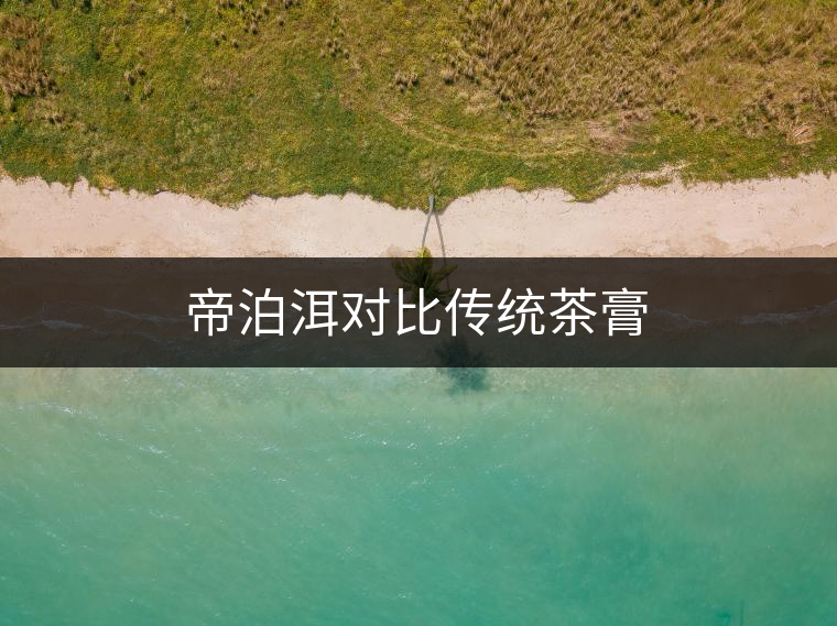 帝泊洱對比傳統(tǒng)茶膏 帝泊洱對比傳統(tǒng)茶膏