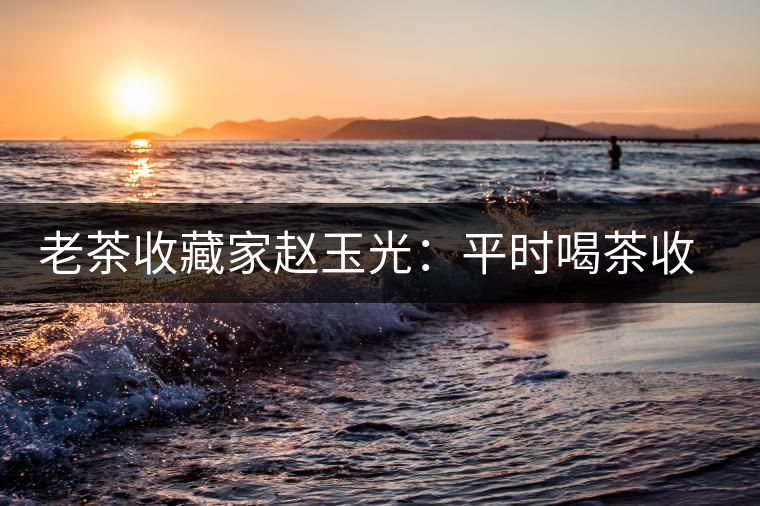 老茶收藏家趙玉光：平時喝茶收茶的親身體會