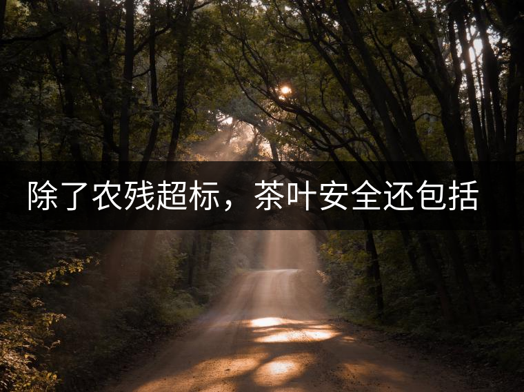 除了農(nóng)殘超標，茶葉安全還包括哪些方面？