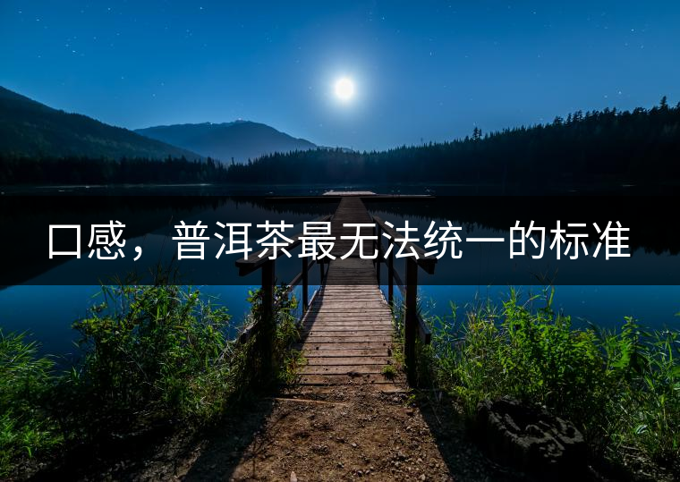 口感，普洱茶最無法統(tǒng)一的標(biāo)準(zhǔn)