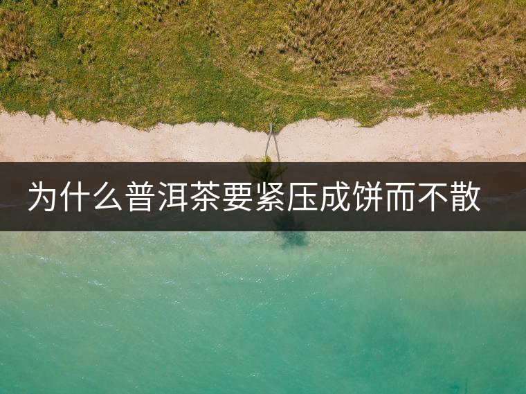 為什么普洱茶要緊壓成餅而不散存呢？