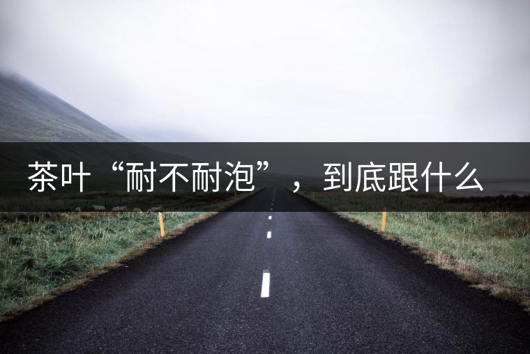 茶葉“耐不耐泡”，到底跟什么有關(guān)？