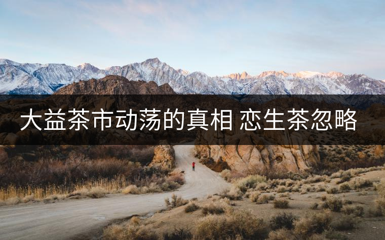 大益茶市動(dòng)蕩的真相 戀生茶忽略了熟茶?