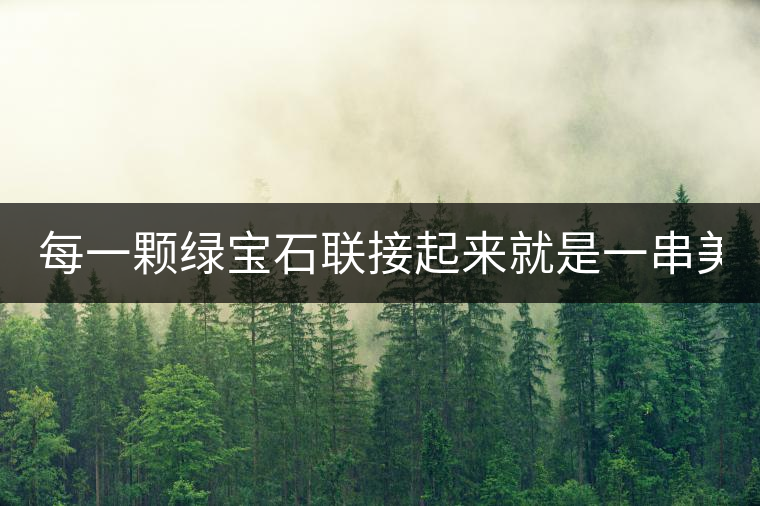 每一顆綠寶石聯(lián)接起來就是一串美麗的項鏈 ——關(guān)于小產(chǎn)區(qū)茶的遐想