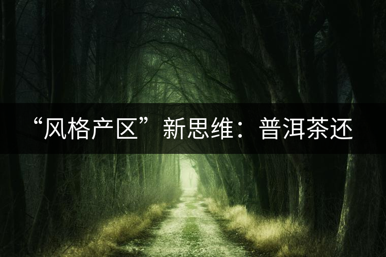 “風(fēng)格產(chǎn)區(qū)”新思維：普洱茶還有無(wú)必要再區(qū)分山頭？