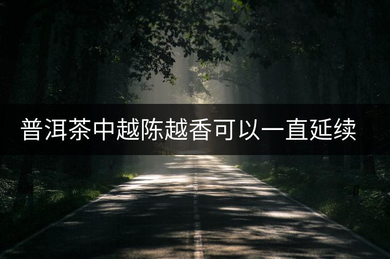 普洱茶中越陳越香可以一直延續(xù)下去嗎？