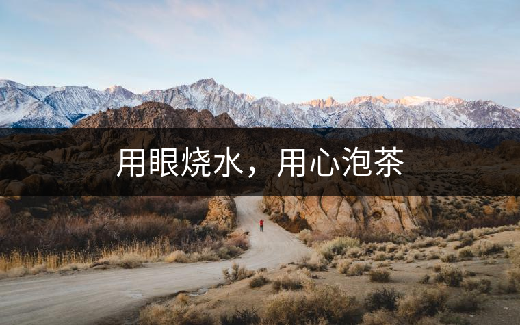 用眼燒水，用心泡茶