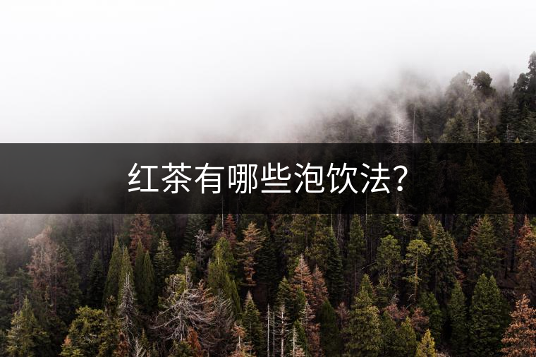 紅茶有哪些泡飲法? 紅茶有哪些泡飲法?