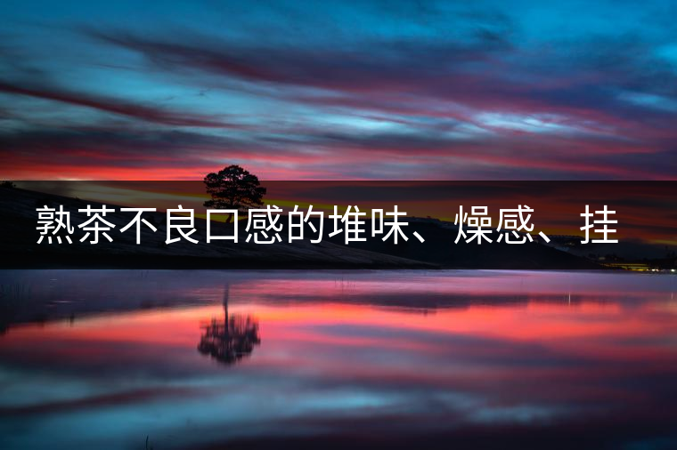 熟茶不良口感的堆味、燥感、掛喉