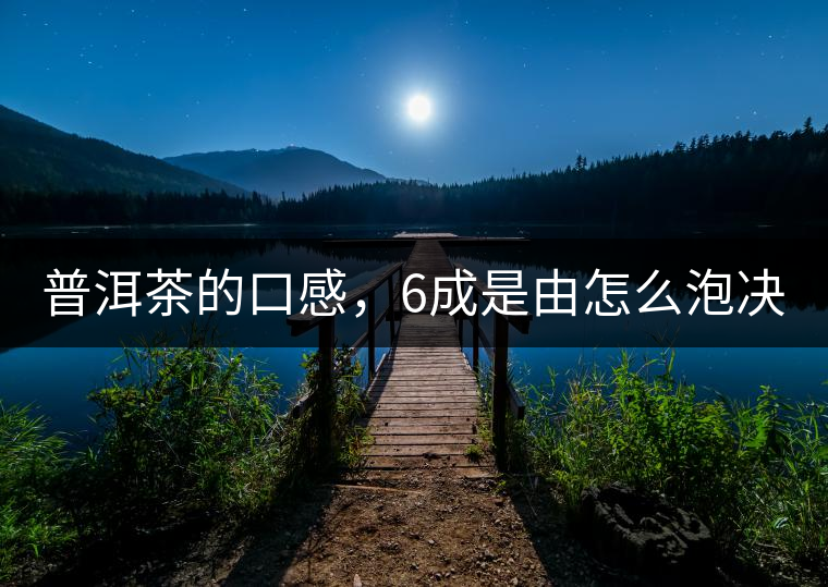 普洱茶的口感，6成是由怎么泡決定的！