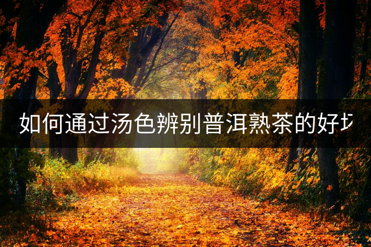 如何通過湯色辨別普洱熟茶的好壞？