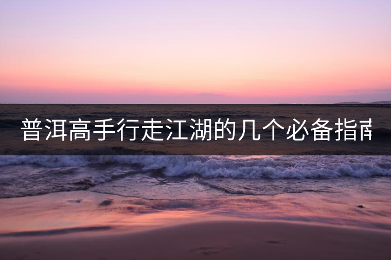 普洱高手行走江湖的幾個必備指南！