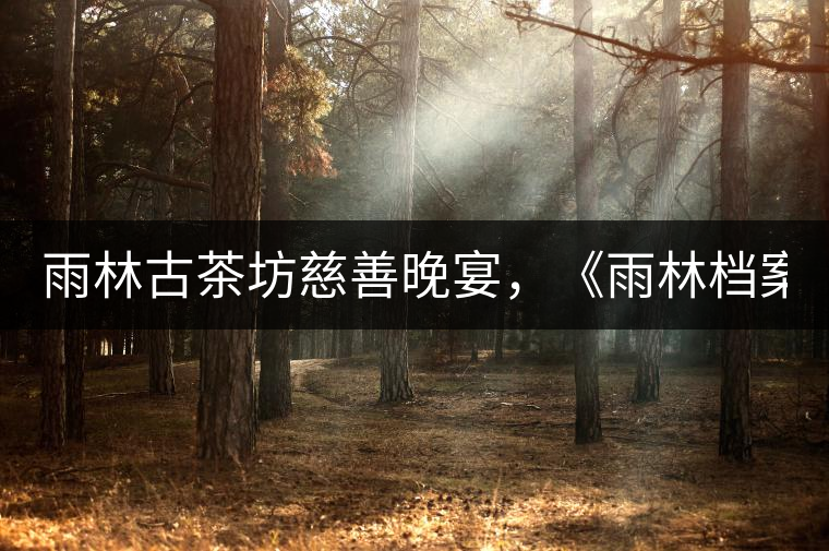 雨林古茶坊慈善晚宴，《雨林檔案·曼松》拍出106萬！