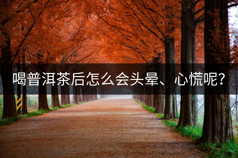喝普洱茶后怎么會頭暈、心慌呢？