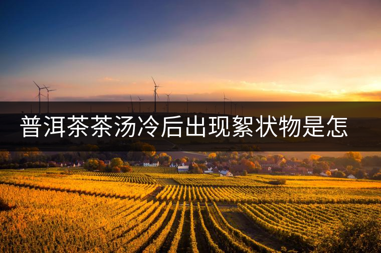 普洱茶茶湯冷后出現(xiàn)絮狀物是怎么回事？