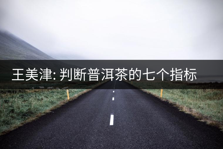 王美津: 判斷普洱茶的七個指標(biāo) 之二丨形 王美津: 判斷普洱茶的七個指標(biāo) 之二丨形