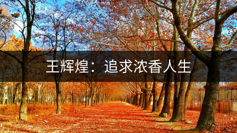 王輝煌：追求濃香人生