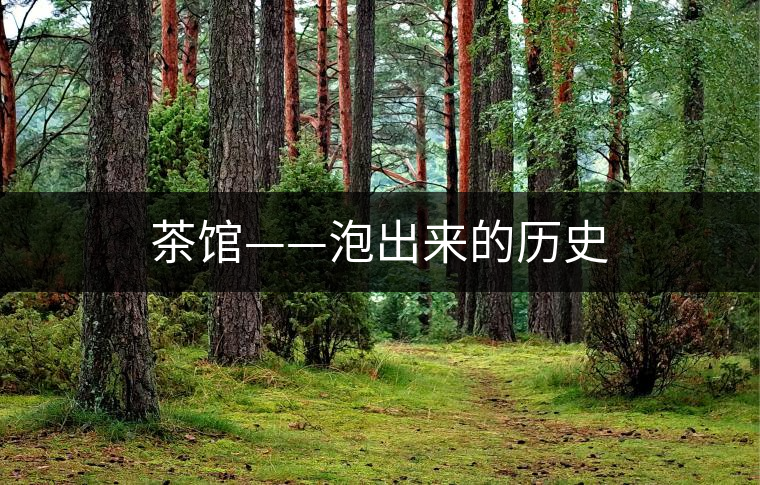 茶館——泡出來(lái)的歷史