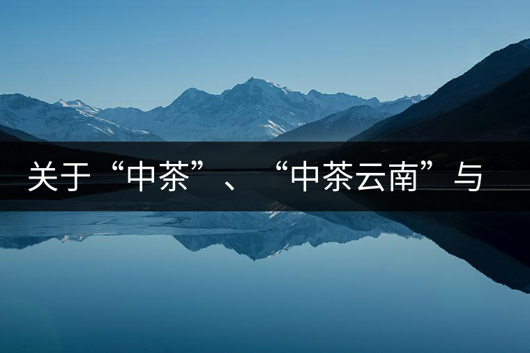 關(guān)于“中茶”、“中茶云南”與“昆明茶廠”的一些歷史資料