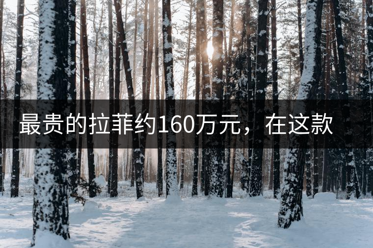 最貴的拉菲約160萬元，在這款普洱面前直接被秒成渣