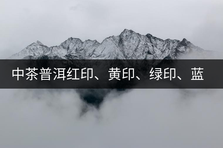 中茶普洱紅印、黃印、綠印、藍(lán)印的含義