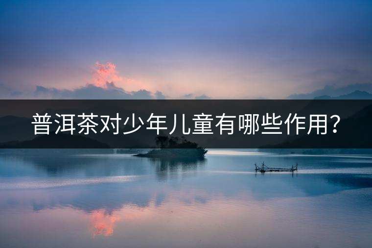 普洱茶對少年兒童有哪些作用？