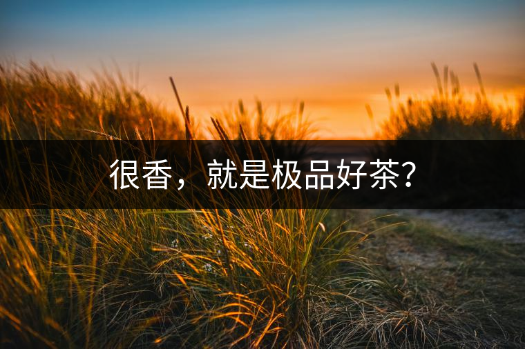 很香，就是極品好茶？