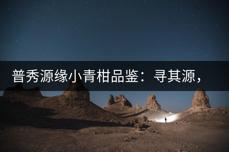 普秀源緣小青柑品鑒：尋其源，續(xù)柑與茶的美好緣分