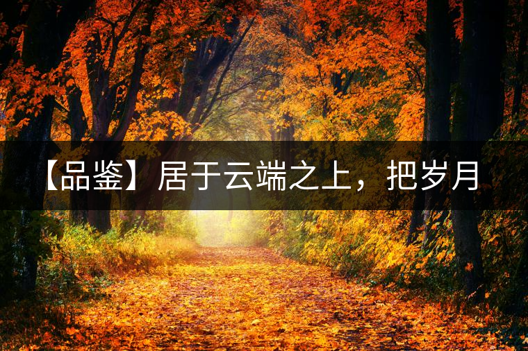 【品鑒】居于云端之上，把歲月“熟”透