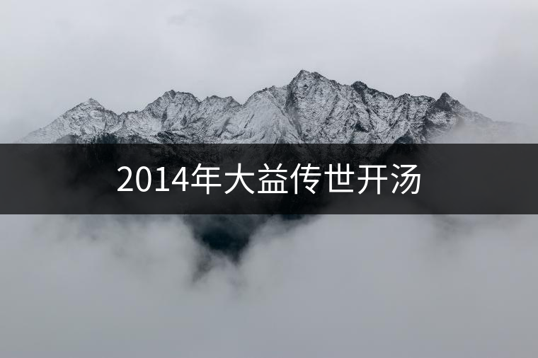 2014年大益?zhèn)魇篱_(kāi)湯 2014年大益?zhèn)魇篱_(kāi)湯