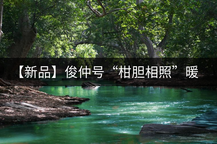 【新品】俊仲號“柑膽相照”暖心來襲！