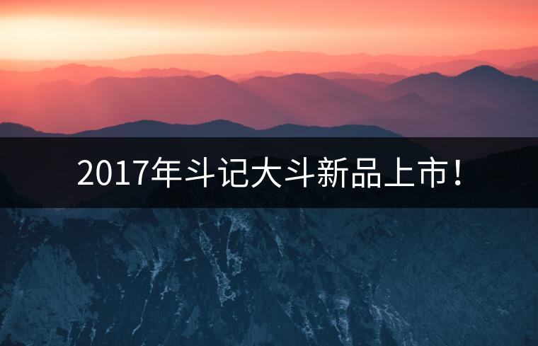 2017年斗記大斗新品上市！