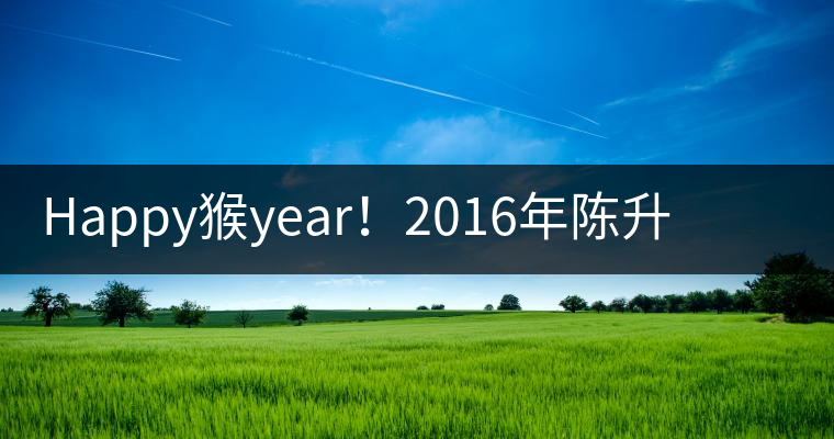 Happy猴year！2016年陳升號“猴餅”橫空出世
