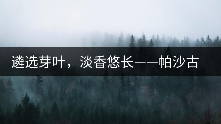 遴選芽葉，淡香悠長(zhǎng)——帕沙古韻