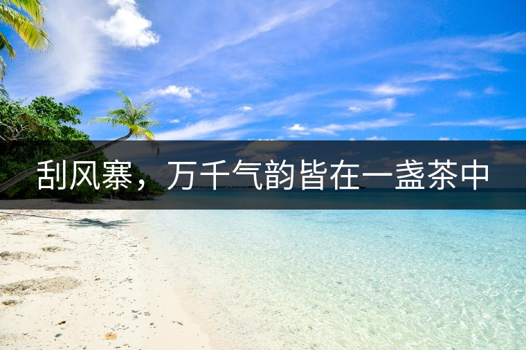 刮風(fēng)寨，萬千氣韻皆在一盞茶中