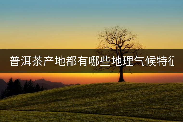 普洱茶產(chǎn)地都有哪些地理氣候特征？
