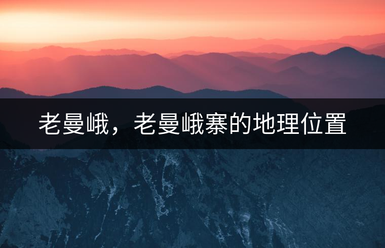 老曼峨，老曼峨寨的地理位置
