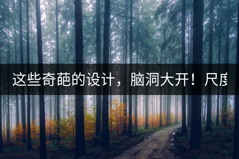這些奇葩的設(shè)計，腦洞大開！尺度大到毀三觀！
