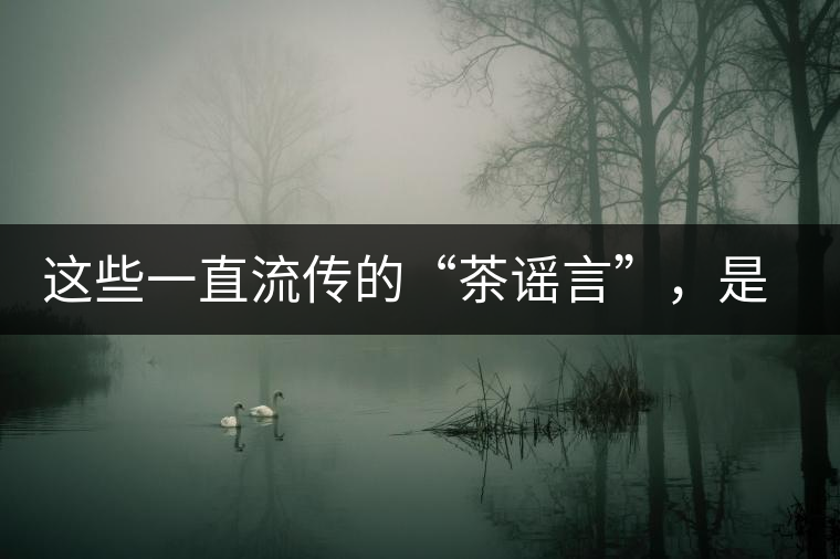 這些一直流傳的“茶謠言”,是時(shí)候知道真相了 這些一直流傳的“茶謠言”,是時(shí)候知道真相了